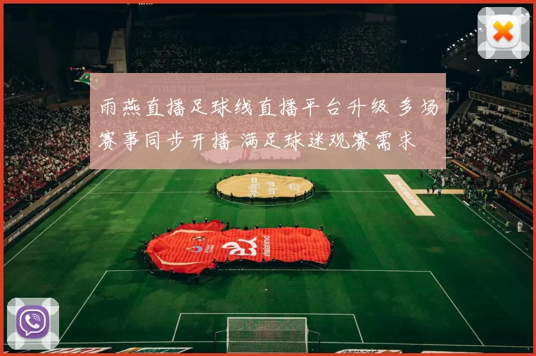 雨燕直播足球线直播平台升级 多场赛事同步开播 满足球迷观赛需求